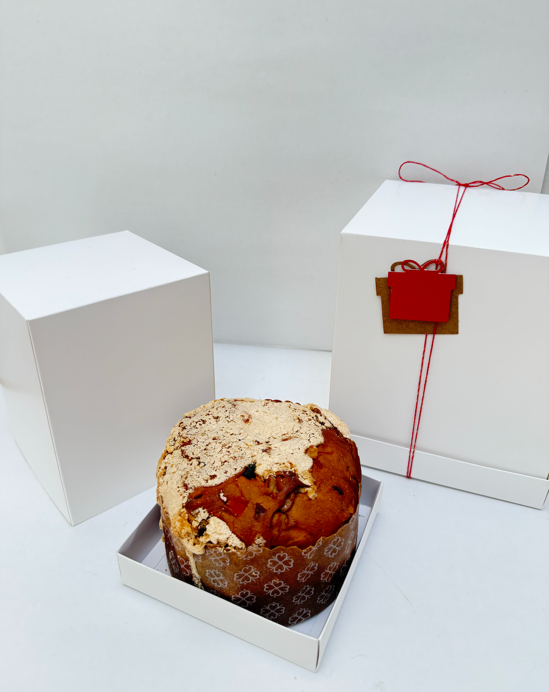 Caja Pan Dulce base y tapa 13x13x17 cm  – 10 u